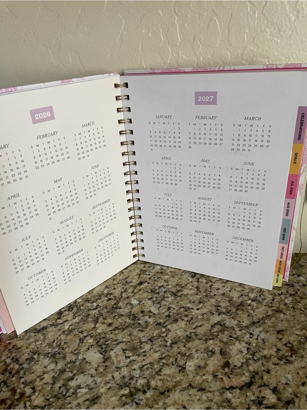 Betsey Johnson Pink Floral Bow 2026-2027 Planner